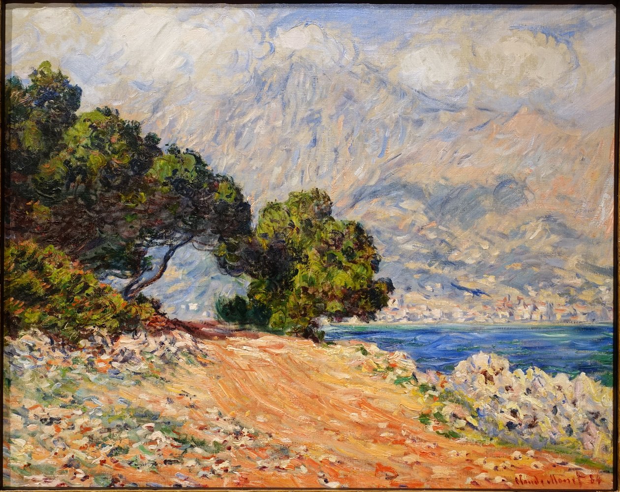 Cap Martin, poblíž Mentonu od Claude Monet