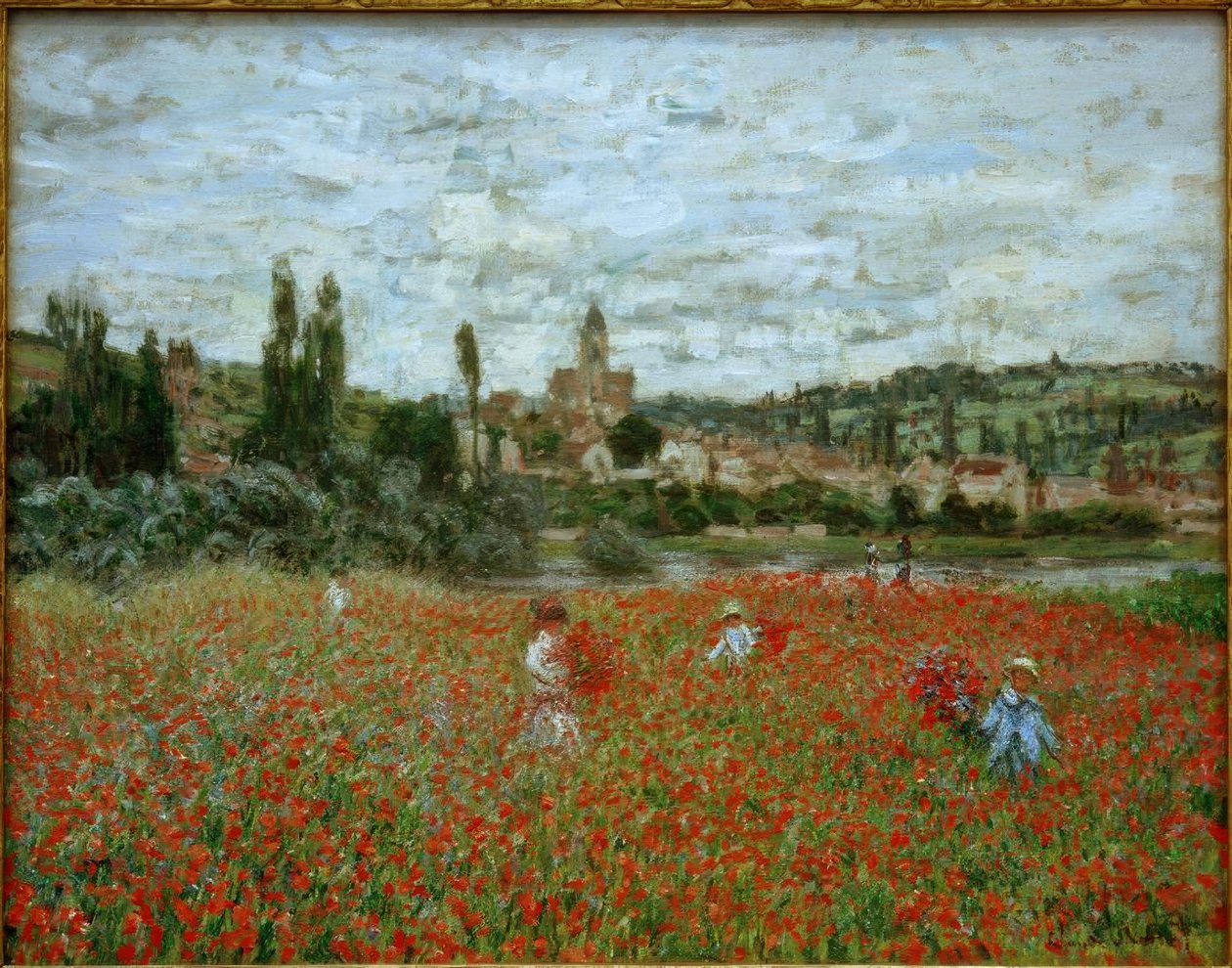 Makové pole u Vétheuil od Claude Monet