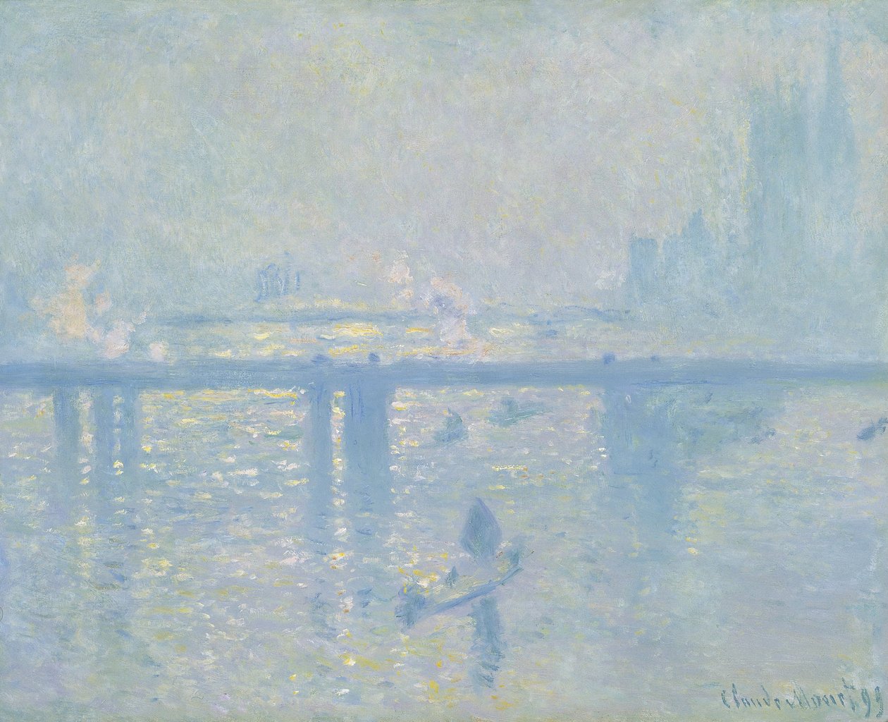 Charing-Cross Bridge v Londýně, 1899 od Claude Monet