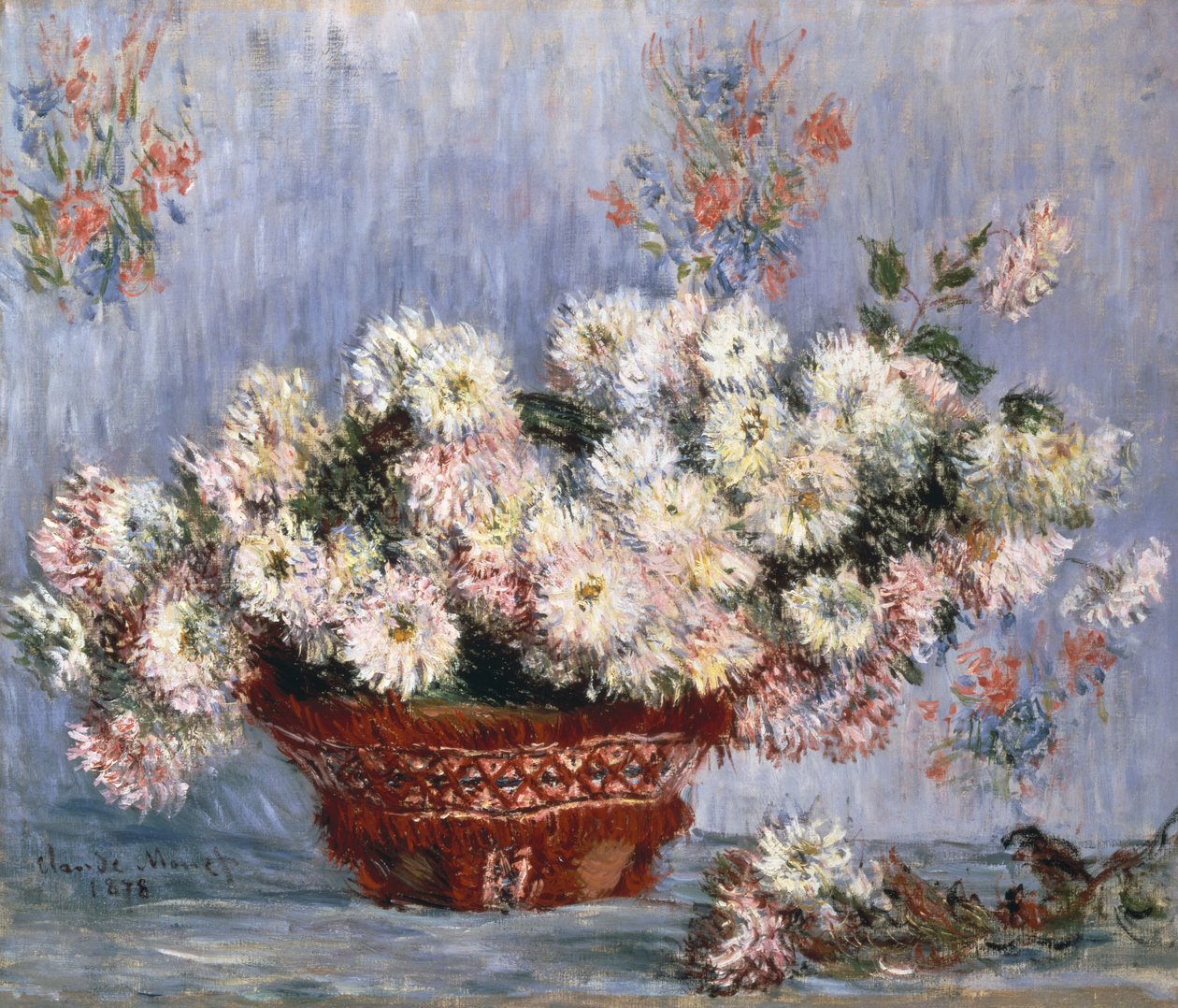 Chryzantémy, 1878 od Claude Monet