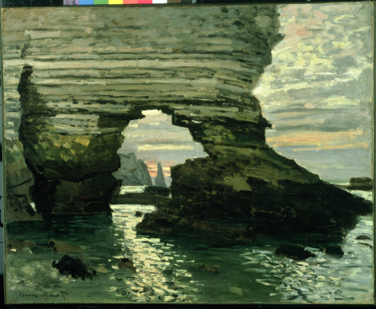 Cliff at Etretat, c.1868-69 od Claude Monet