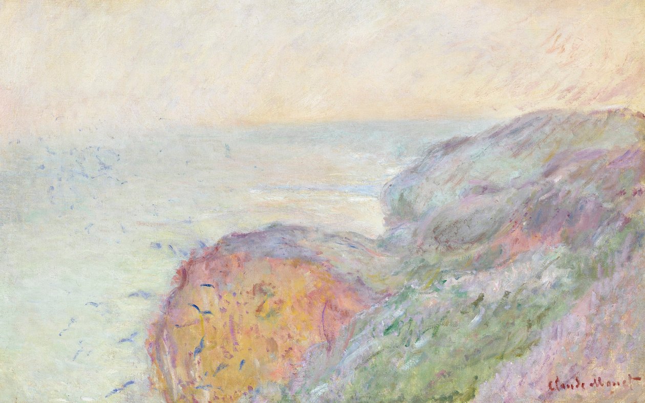 Útesy poblíž Dieppe, 1897. od Claude Monet
