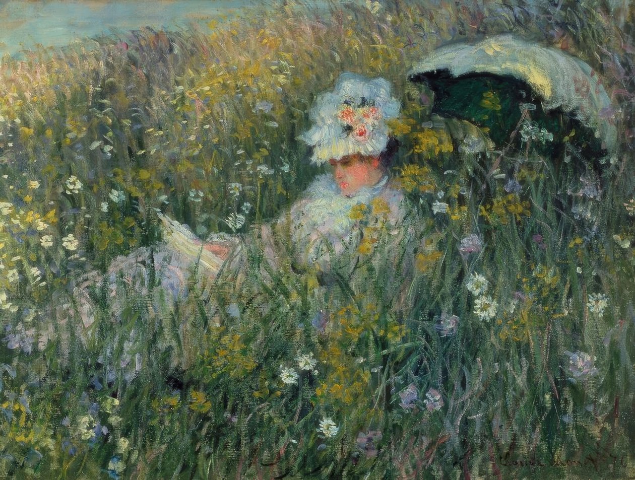 Na louce od Claude Monet