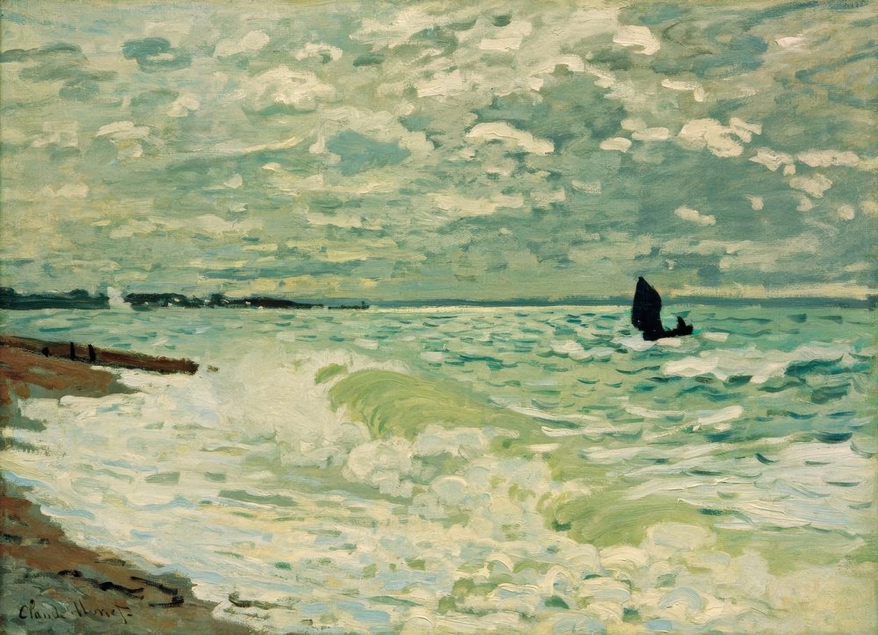 Moře v Sainte-Adresse od Claude Monet