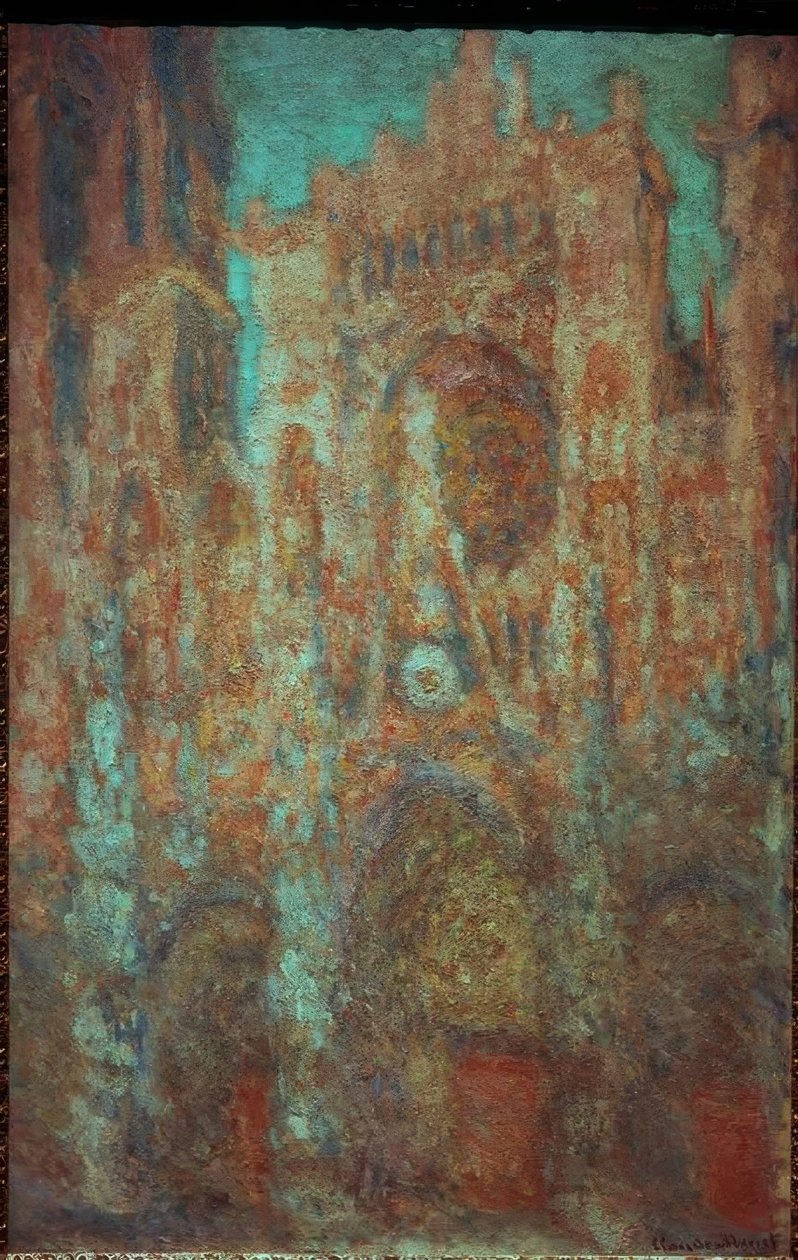 Katedrála v Rouen (růžová katedrála) od Claude Monet