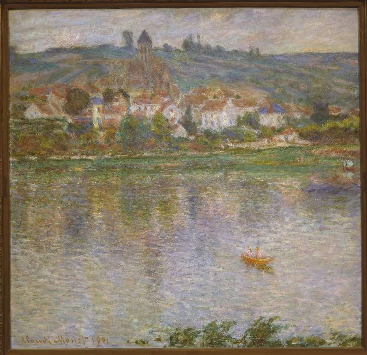 Město Vetheuil od Claude Monet