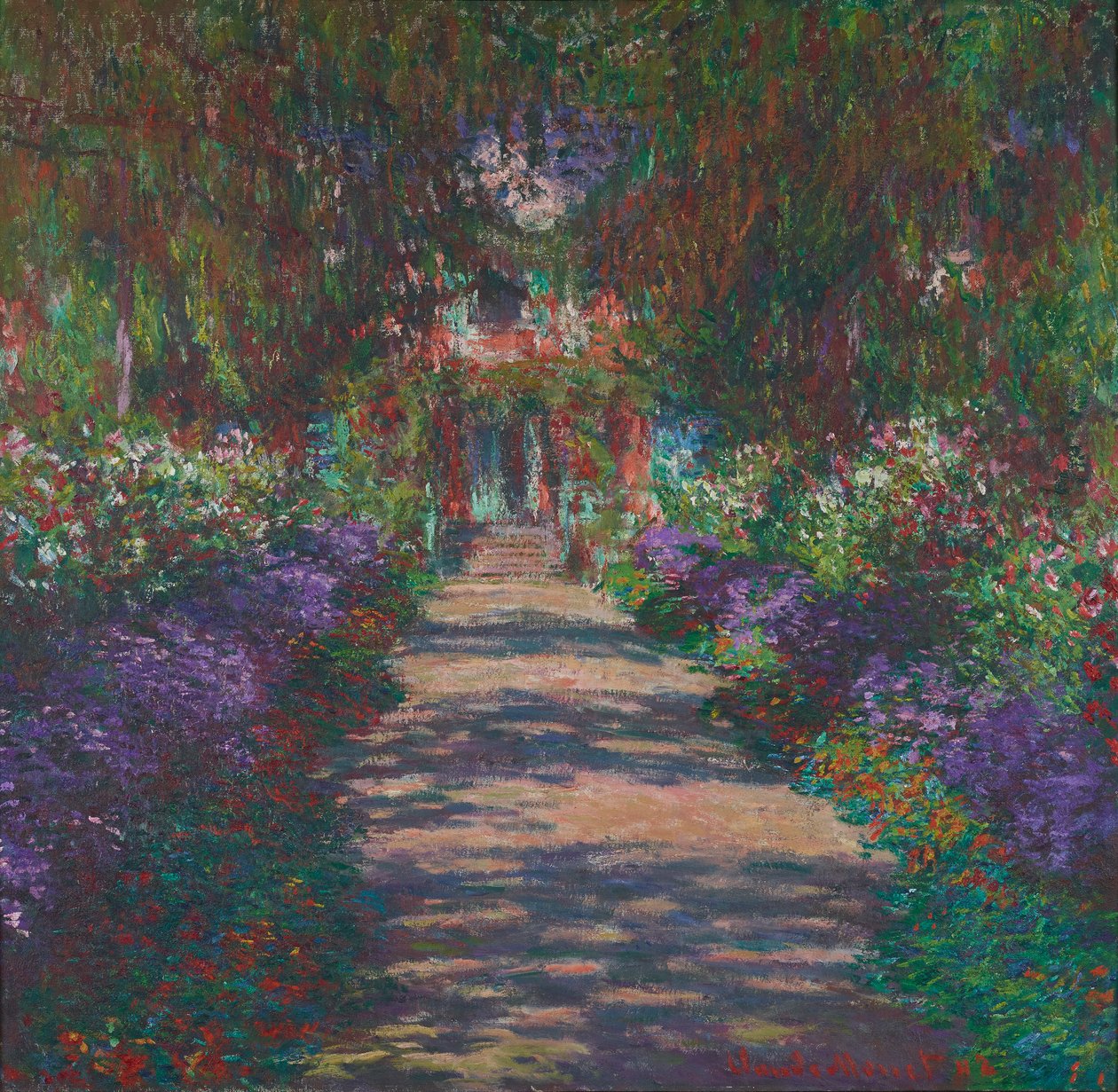 Alej v Monetově zahradě v Giverny od Claude Monet