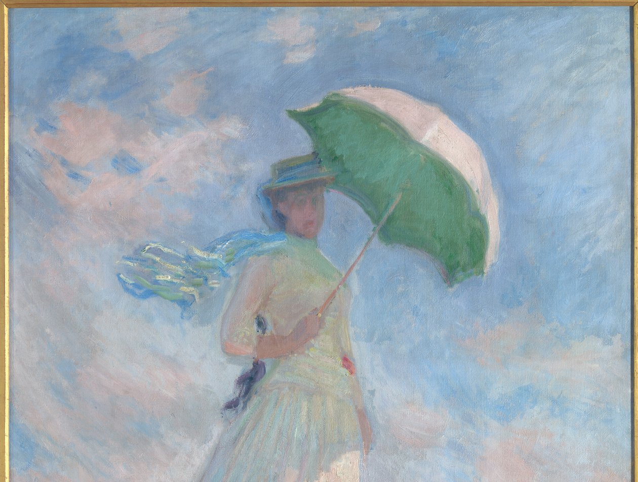 Test postavy pod širým nebem od Claude Monet