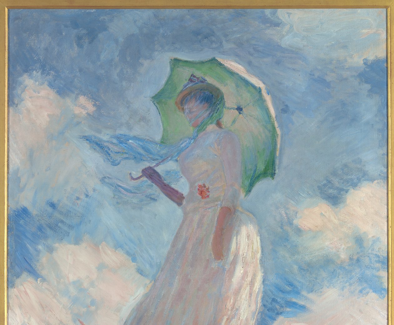 Test postavy pod širým nebem od Claude Monet