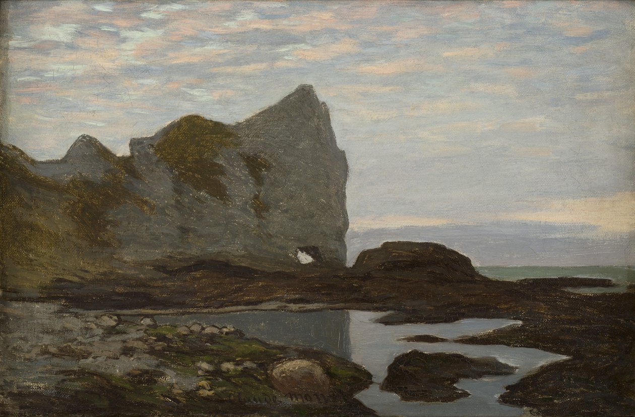Étretat, asi 1864. od Claude Monet