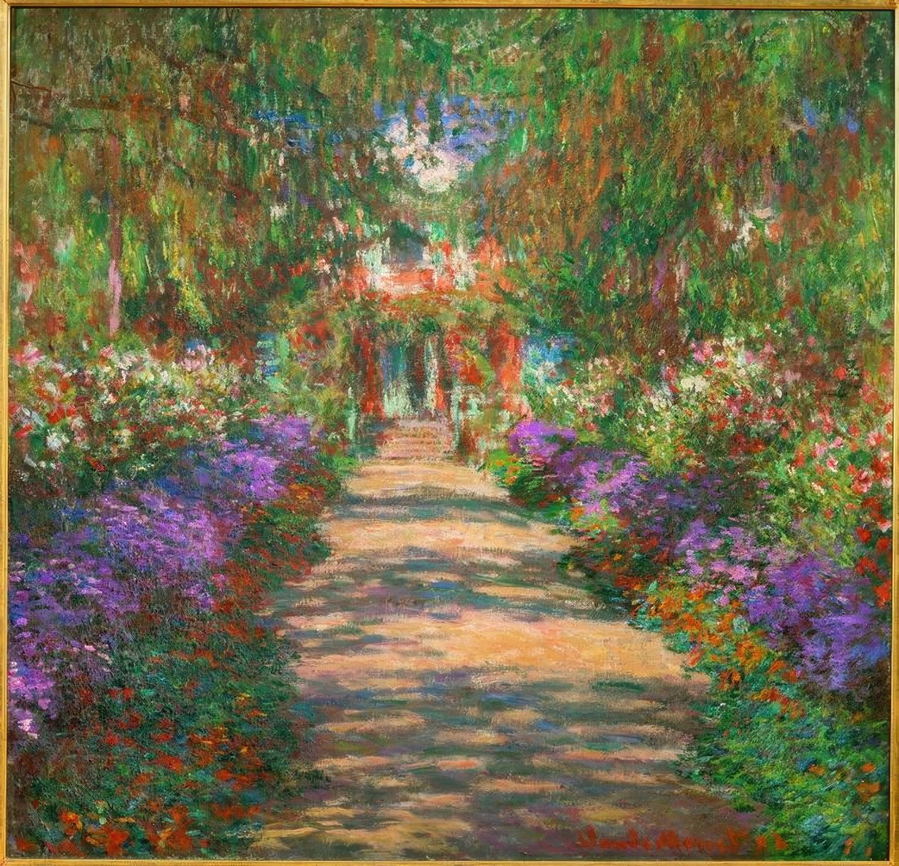 Zahrada v Giverny od Claude Monet