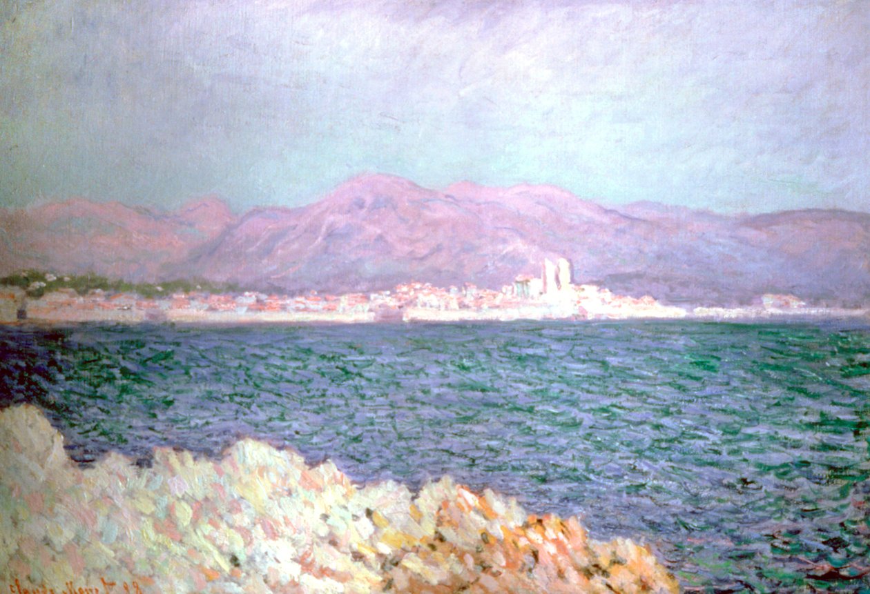 Záliv Antibes, 1888 od Claude Monet
