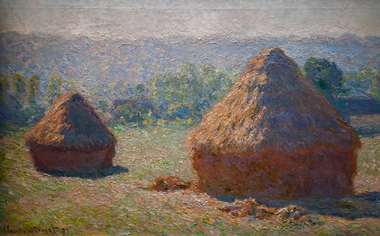 Kupka sena, konec léta od Claude Monet