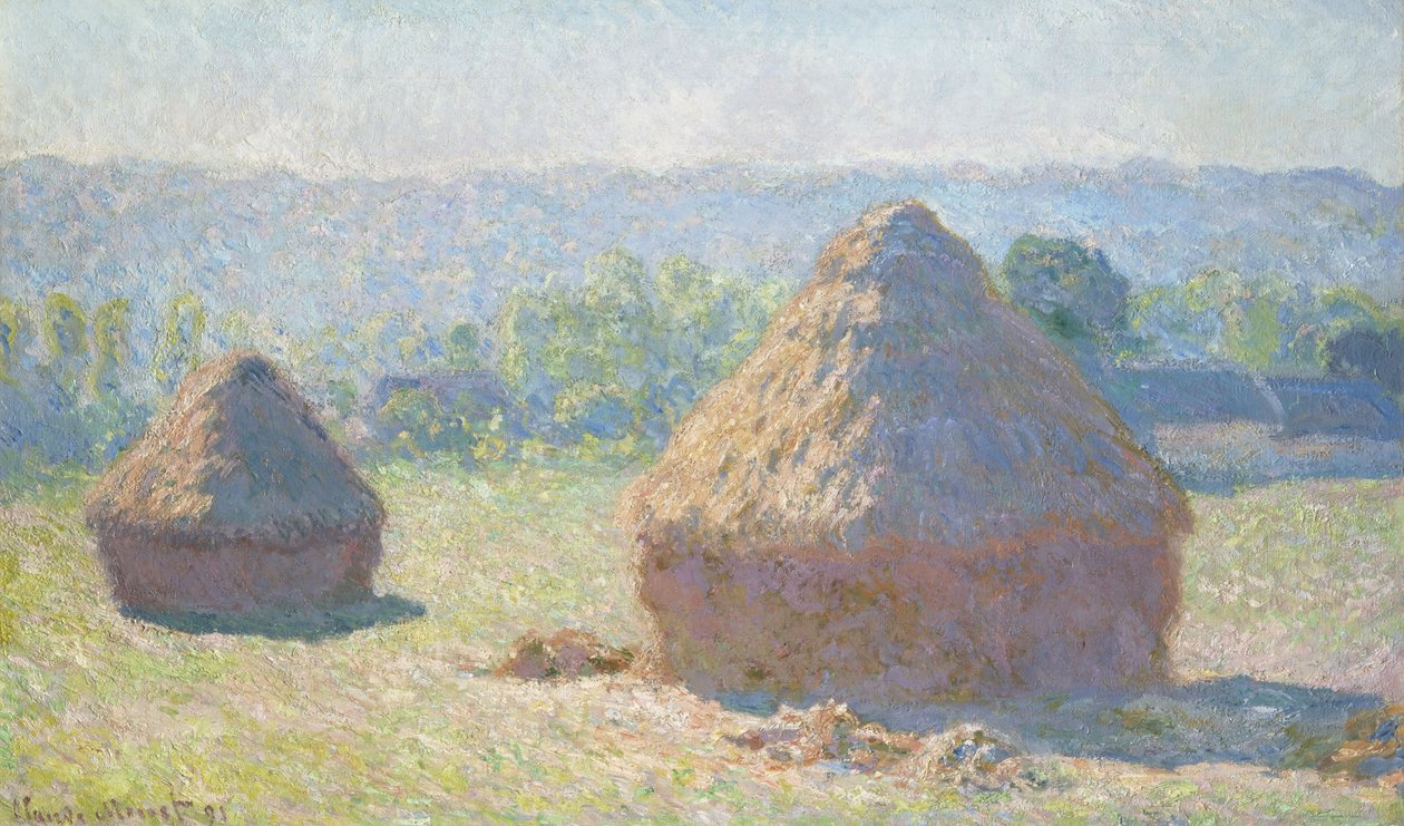 Kupka sena ve večerním slunci, 1891 od Claude Monet