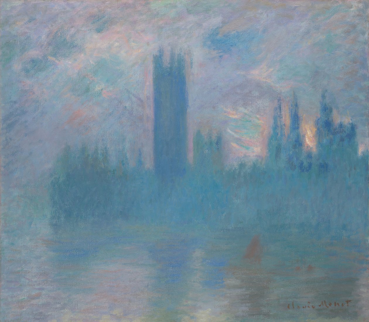 Houses of Parliament, Londýn, 190001. od Claude Monet