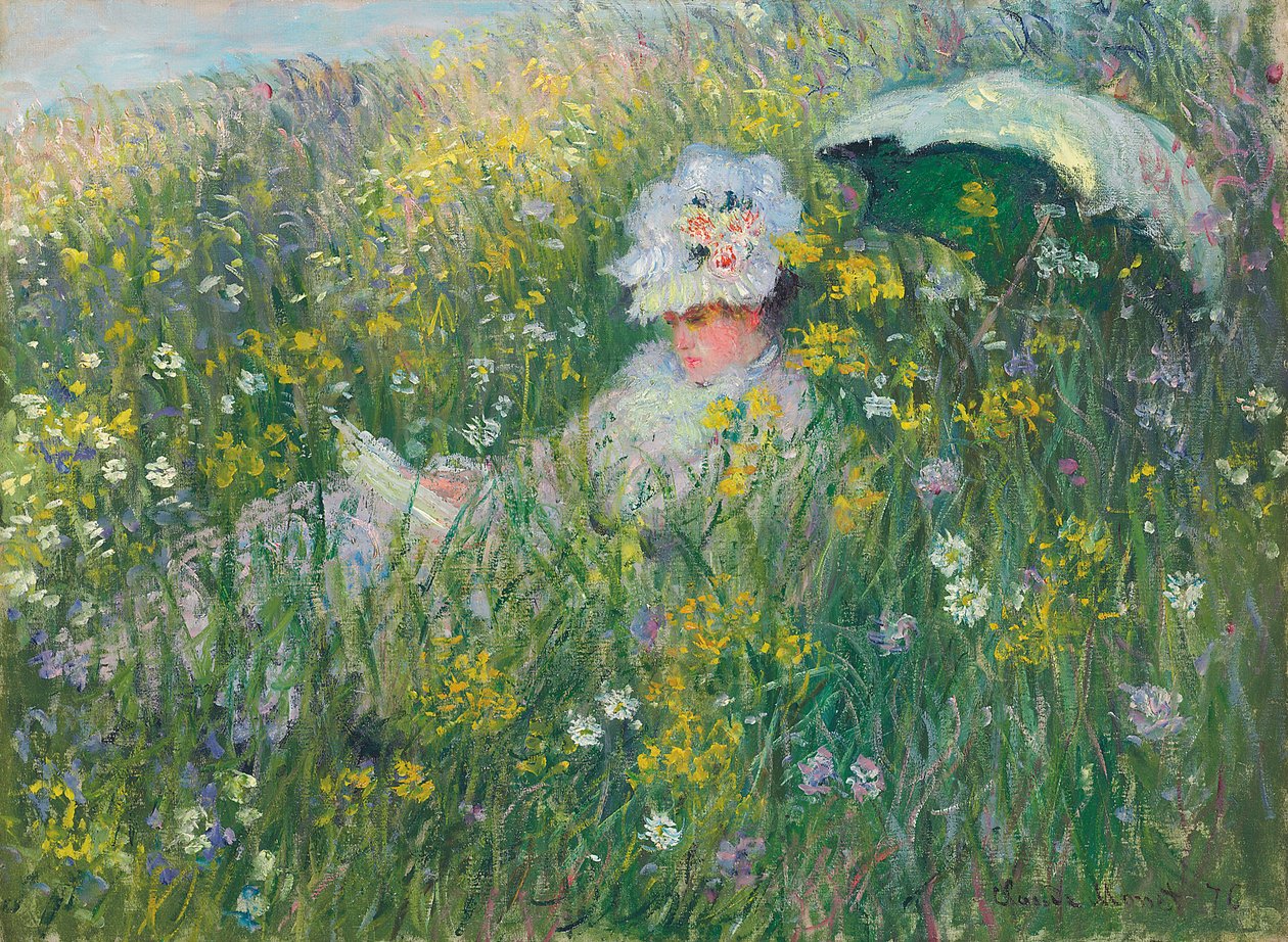 Na louce; Dans la Prairie, 1876 od Claude Monet