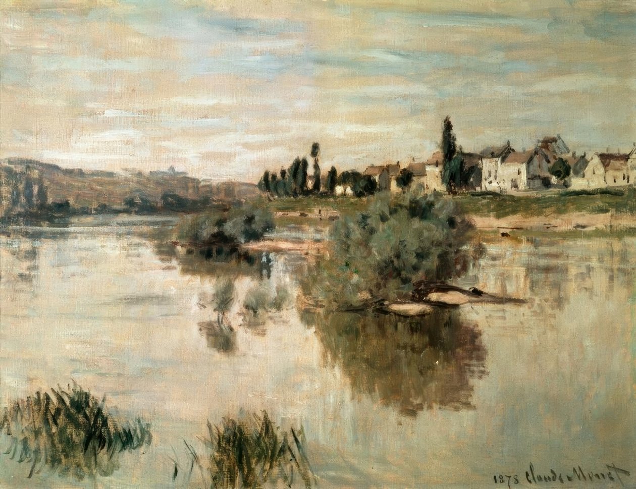 Seina v Lavacourtu od Claude Monet
