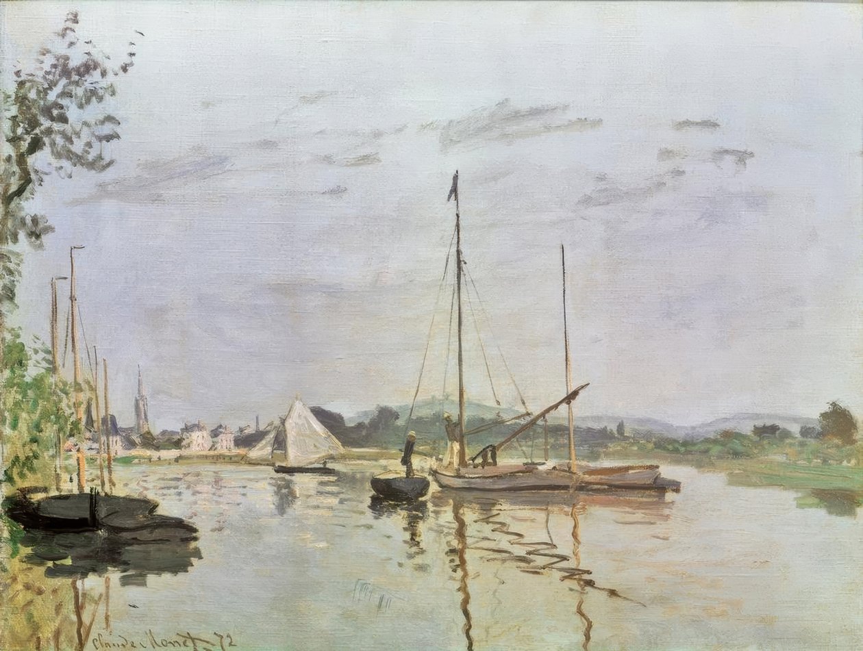 Loď, Argenteuil od Claude Monet