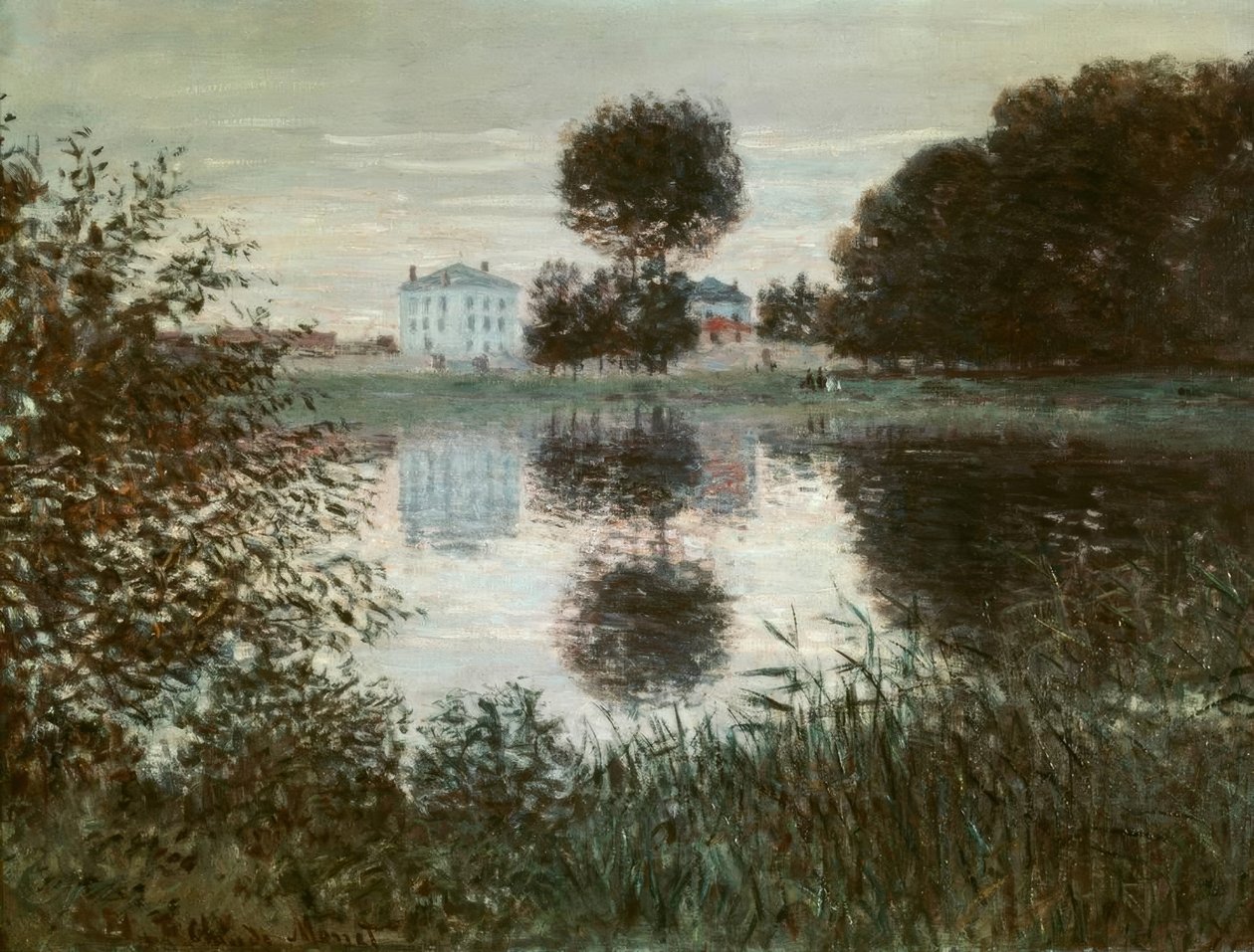 Strom v kouli, Argenteuil od Claude Monet