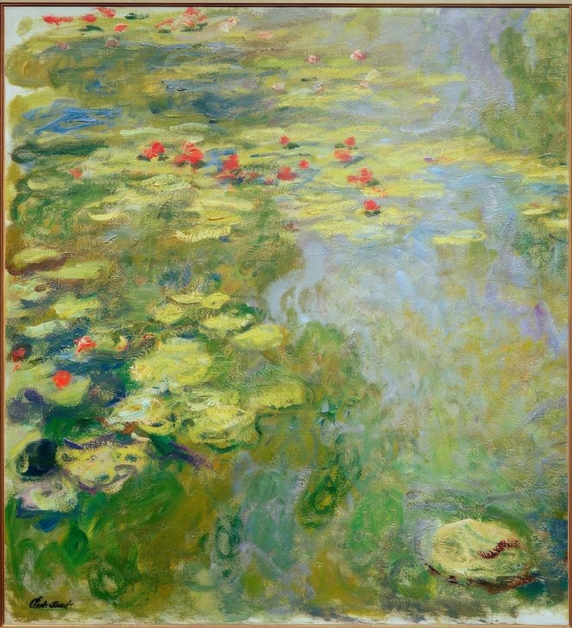Leknínový rybník (levá část) od Claude Monet