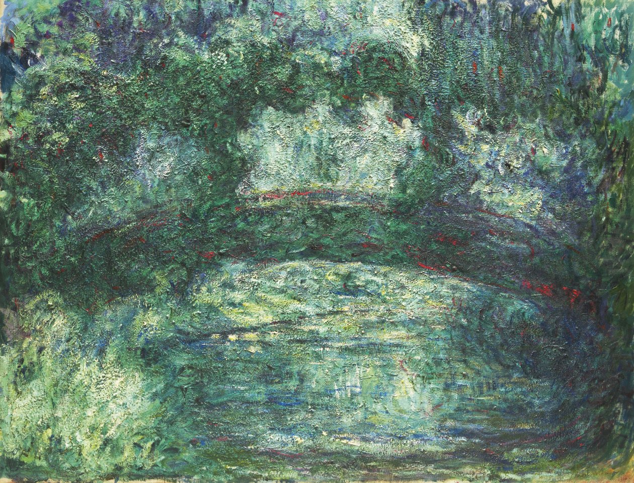 Japonský most, 1918-1924 od Claude Monet