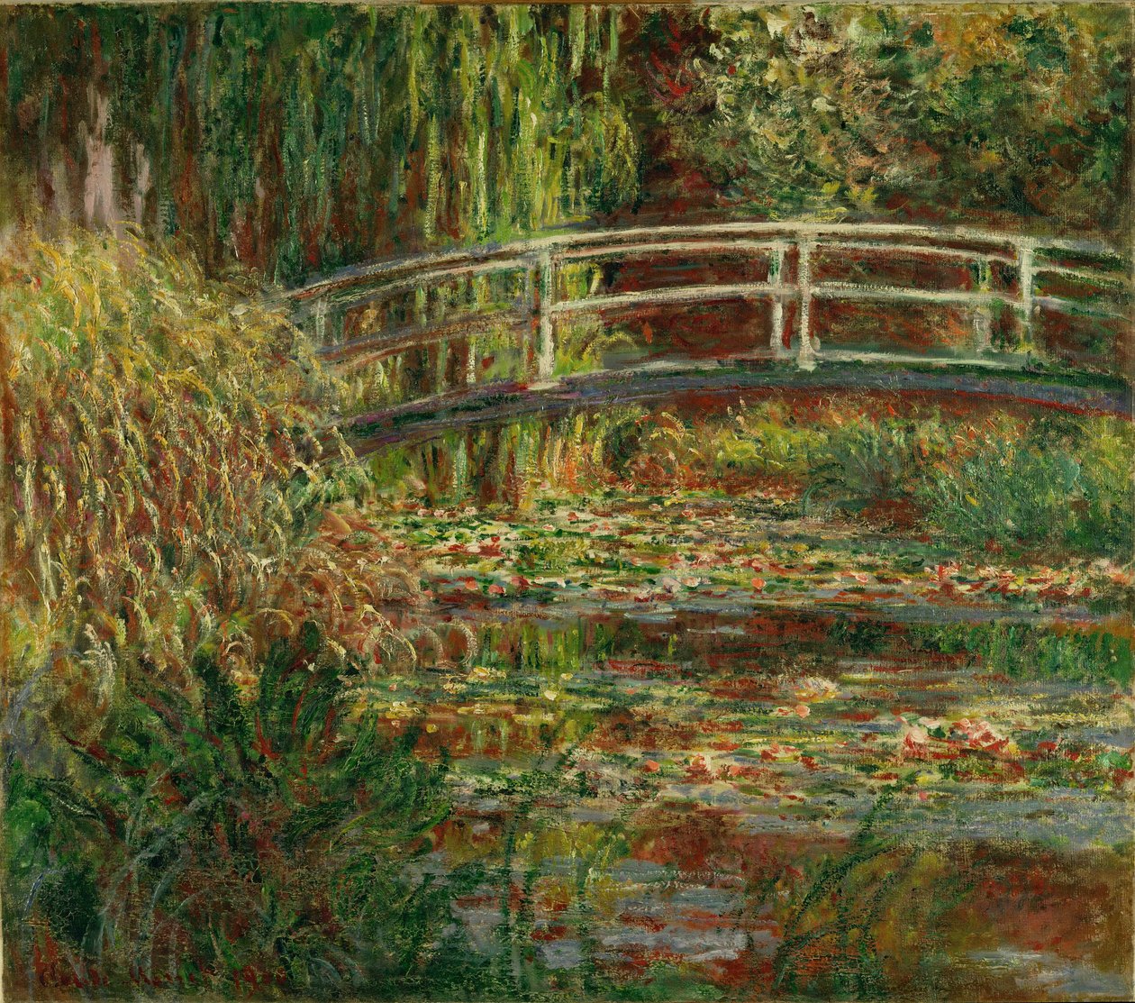 Rybník s nymfami ... (olej na plátně) od Claude Monet