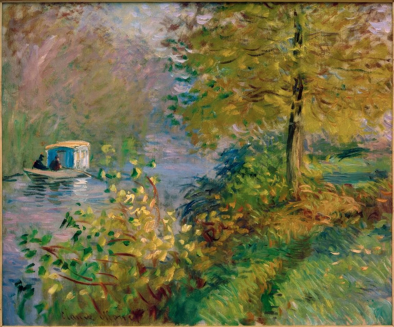 Dílenský člun od Claude Monet