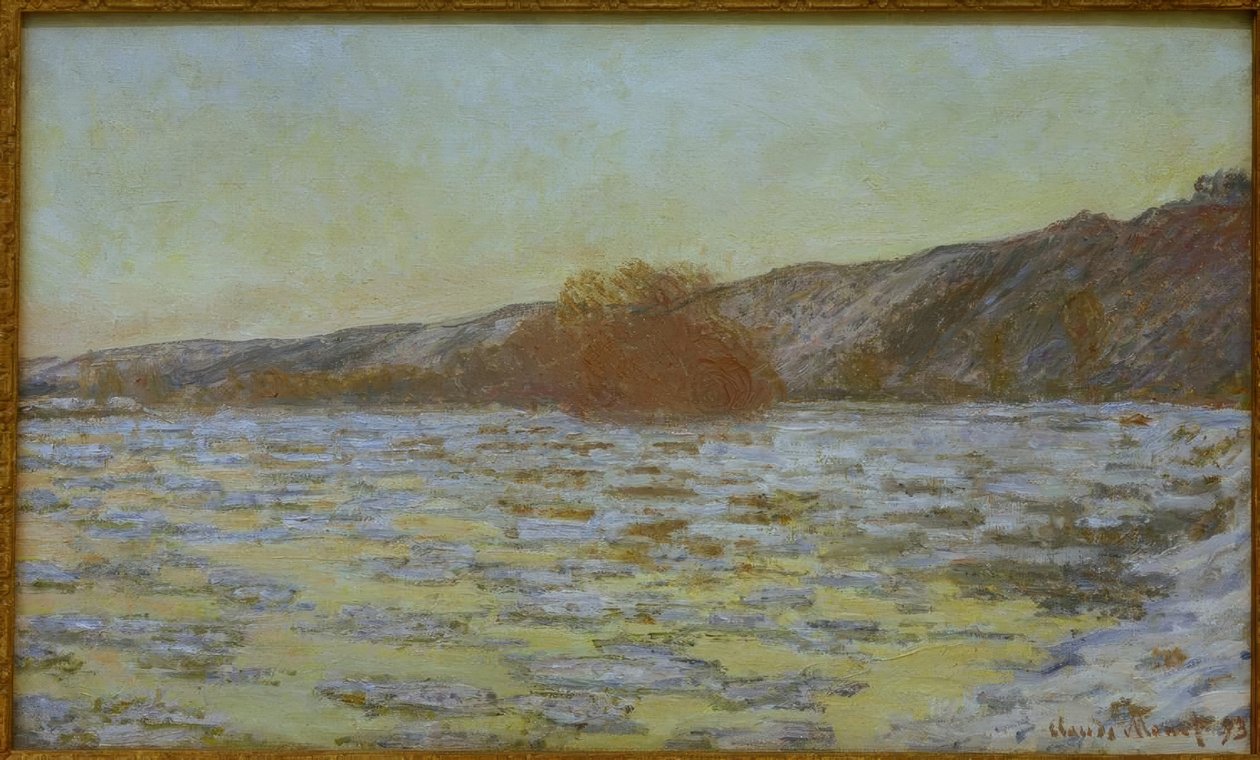 Rampouchy, soumrakový efekt od Claude Monet