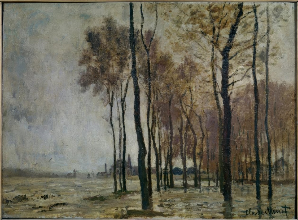 Povodeň v Argenteuil od Claude Monet