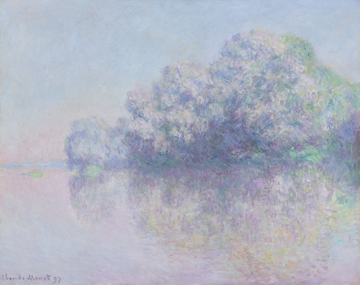 Kopřivový ostrov, 1897. od Claude Monet