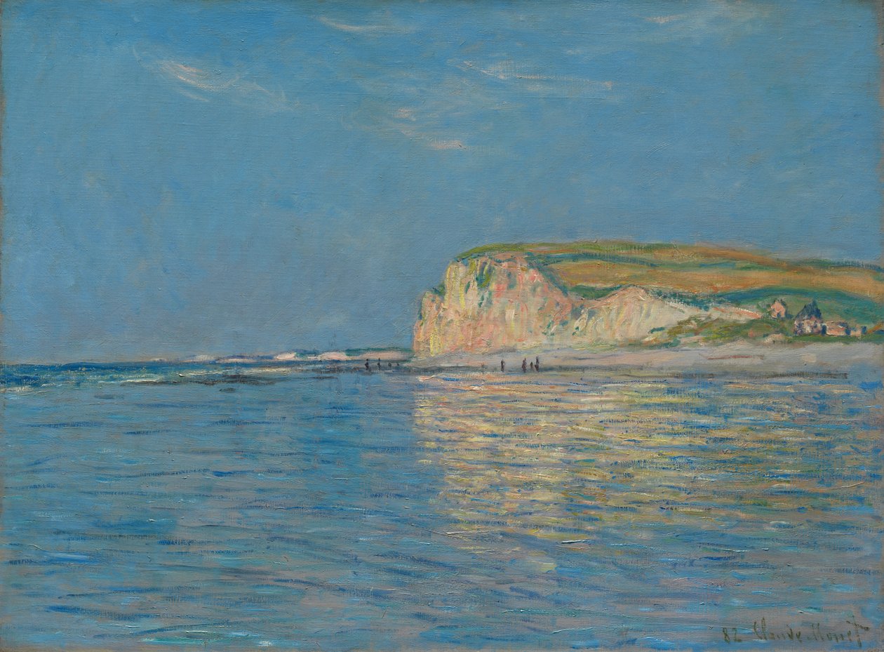 Odliv v Pourville, poblíž Dieppe, 1882 od Claude Monet