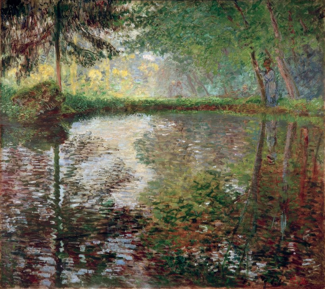 Rybník v Montgeronu od Claude Monet