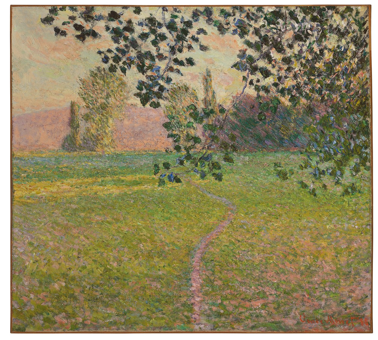 Ranní krajina, 1888 od Claude Monet