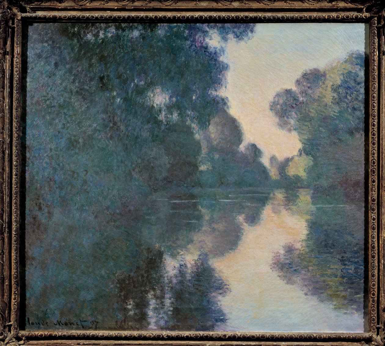 Aamu Seine-joella lähellä Givernyä od Claude Monet