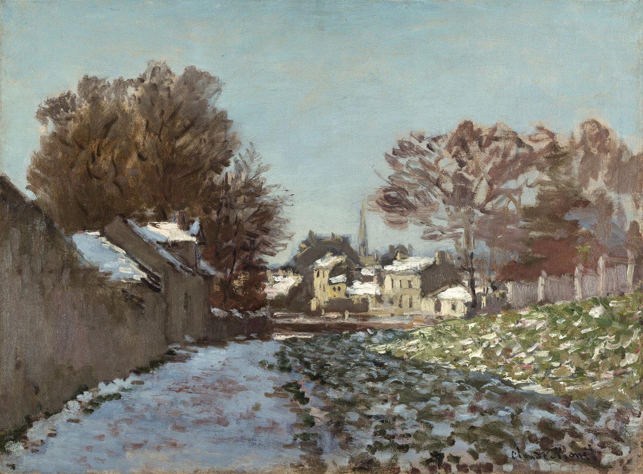 Sníh v Argenteuil od Claude Monet