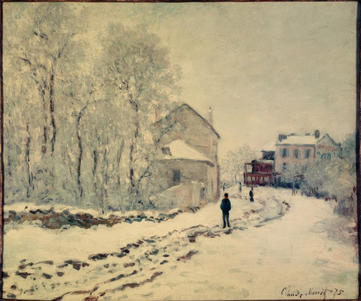 Sníh v Argenteuil od Claude Monet