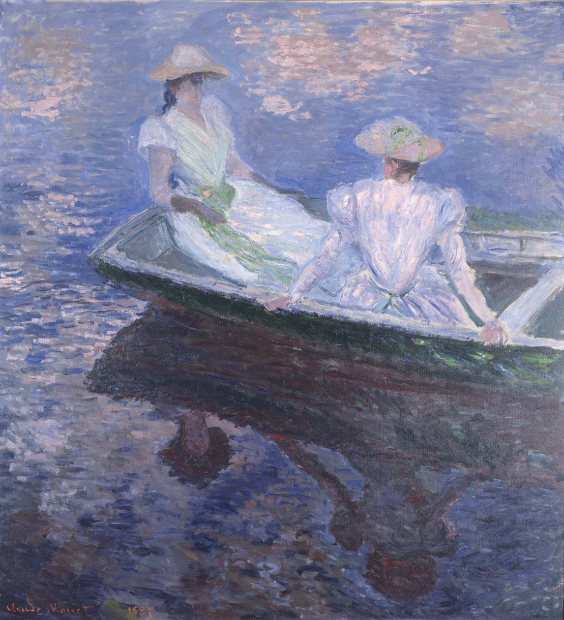 Na lodi, 1887 od Claude Monet