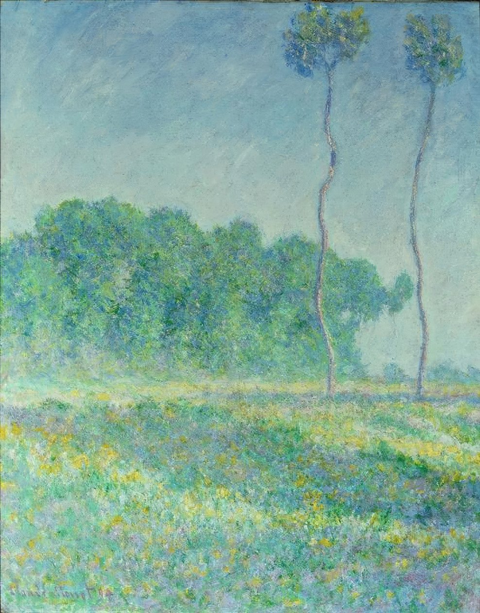Jarní krajina od Claude Monet