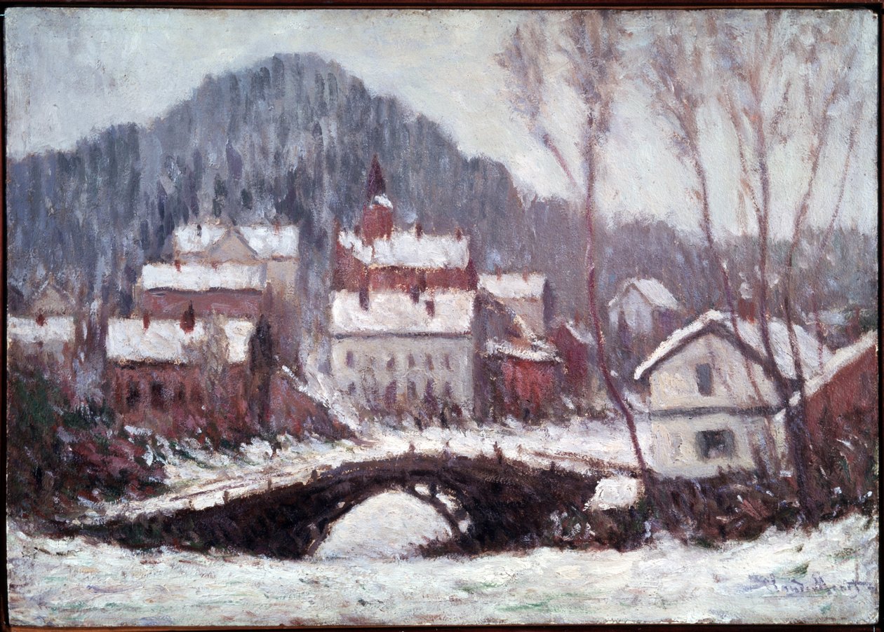 Zimní krajina. Obraz Clauda Moneta (1840-1926) od Claude Monet