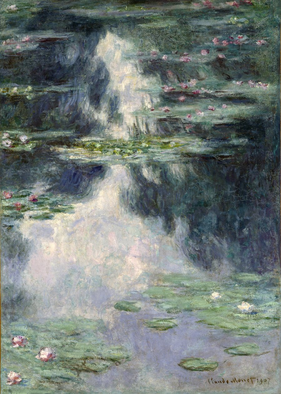 Rybník s lekníny, 1907 od Claude Monet