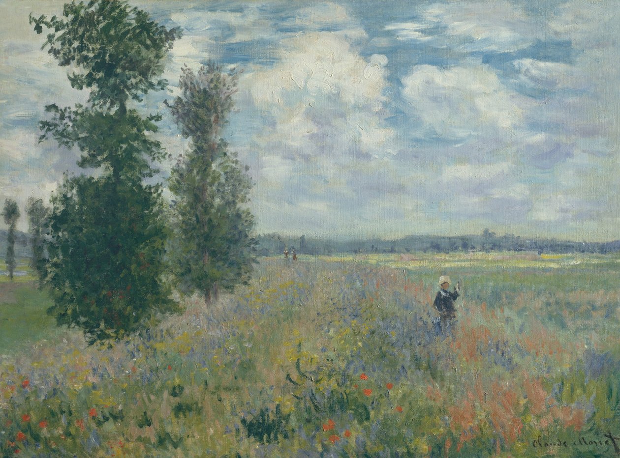 Maková pole poblíž Argenteuil od Claude Monet
