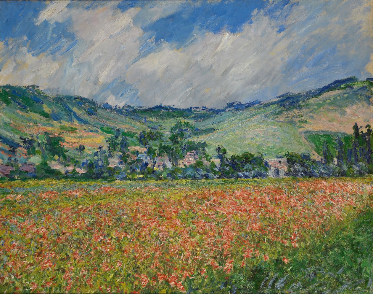 Makové pole v Giverny, 1885. od Claude Monet