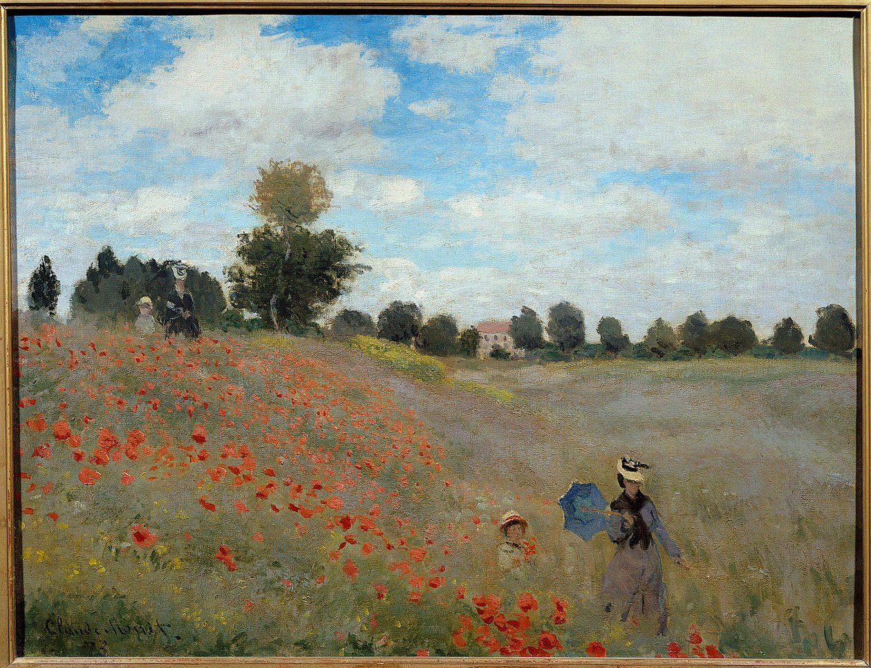 Unikkopeltoja lähellä Argenteuilia od Claude Monet