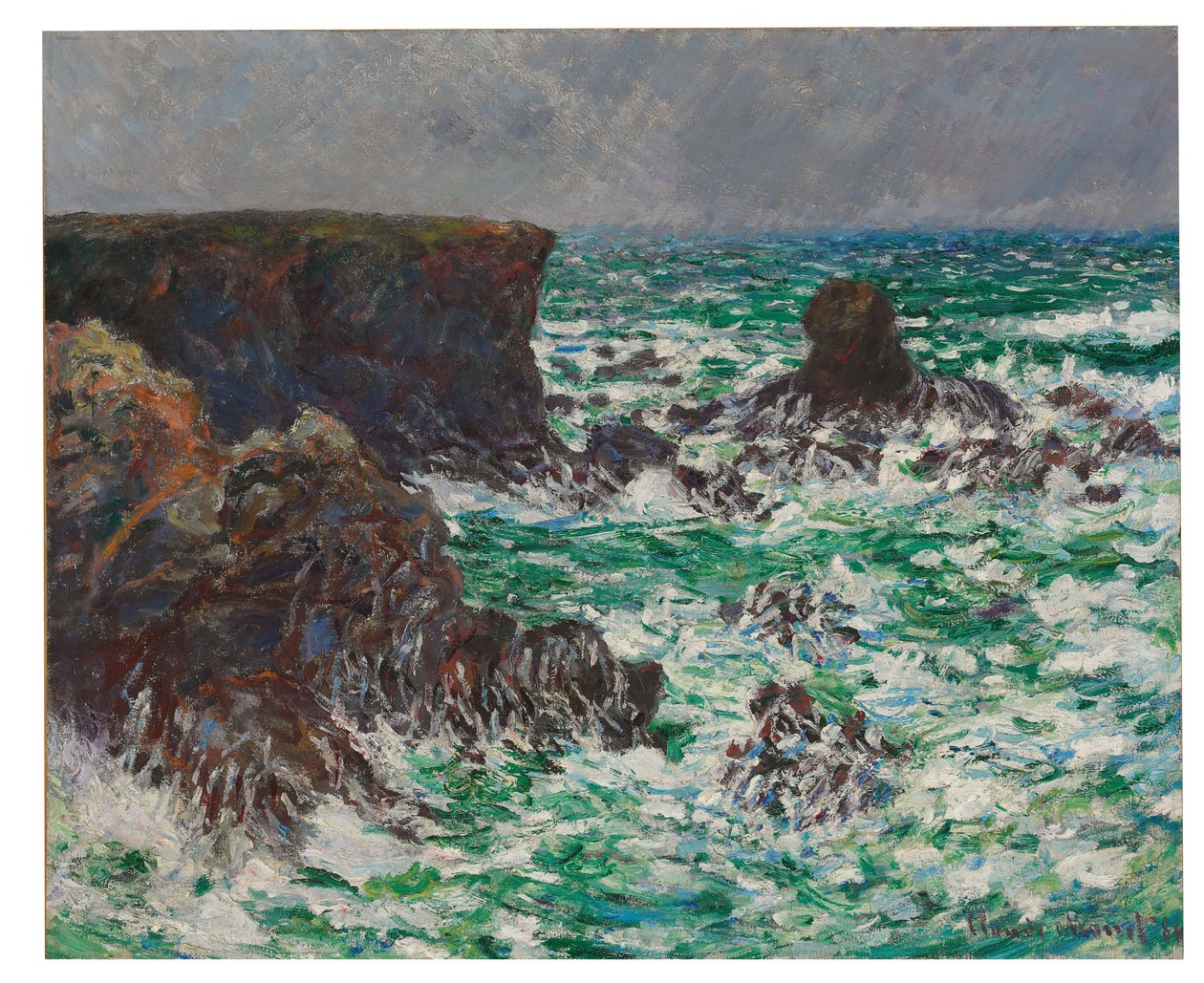 Port Cotton: The Lion, 1886 od Claude Monet