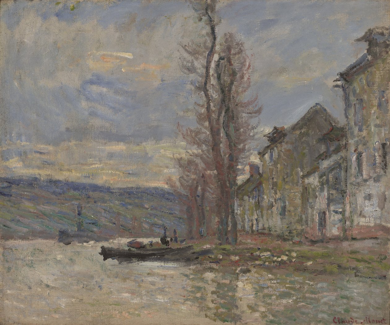 Řeka u Lavacourtu od Claude Monet