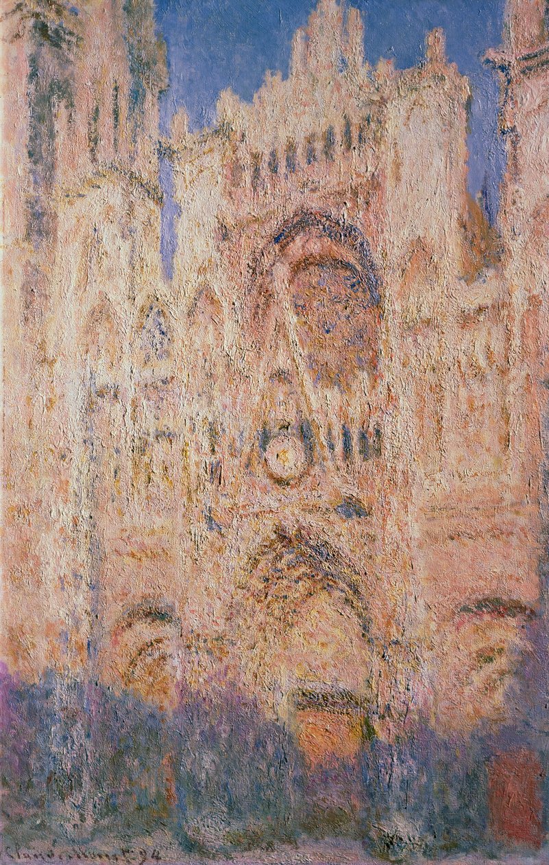Katedrála v Rouenu při západu slunce, 1892-1894. od Claude Monet