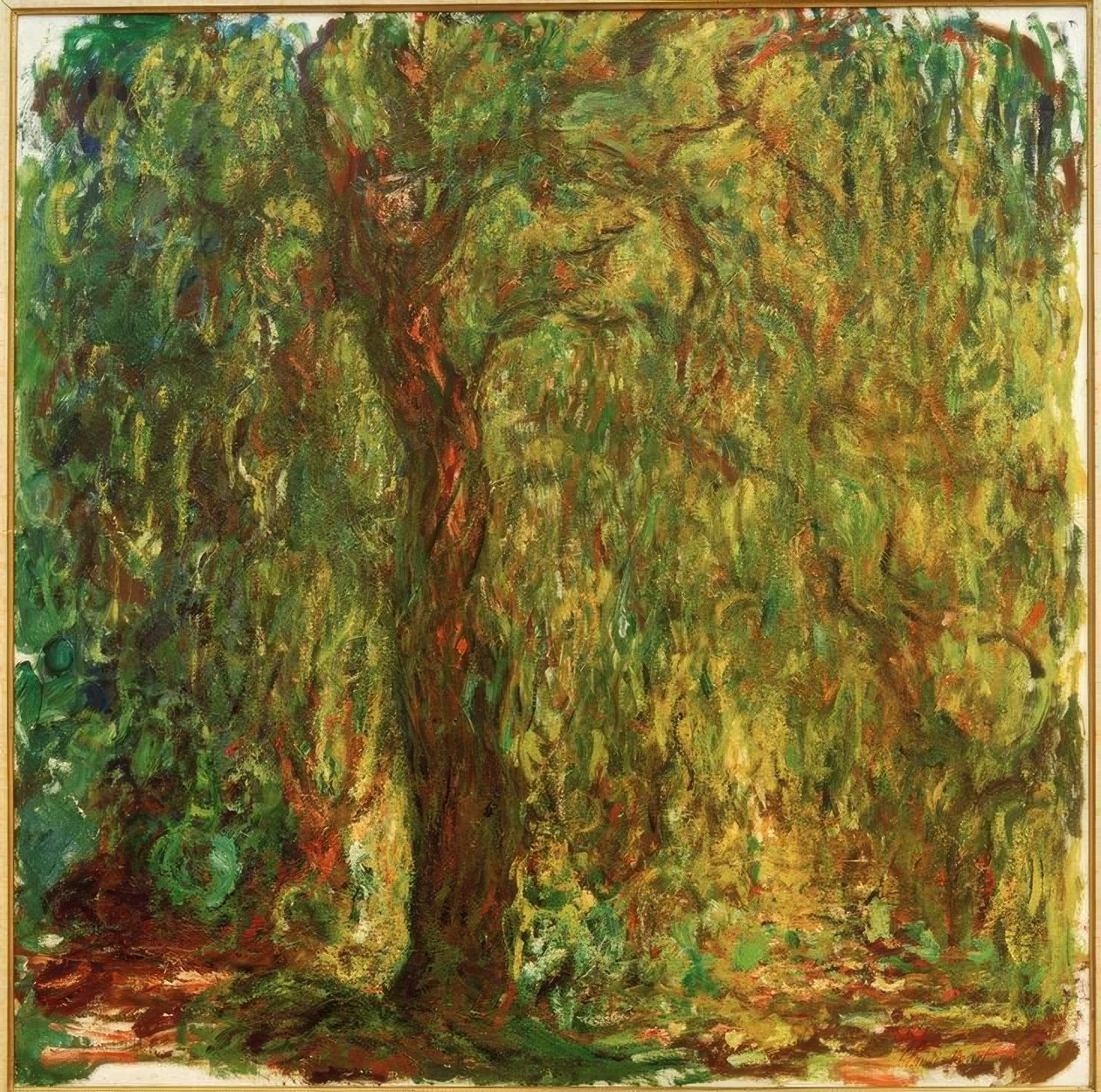 Smuteční vrba od Claude Monet