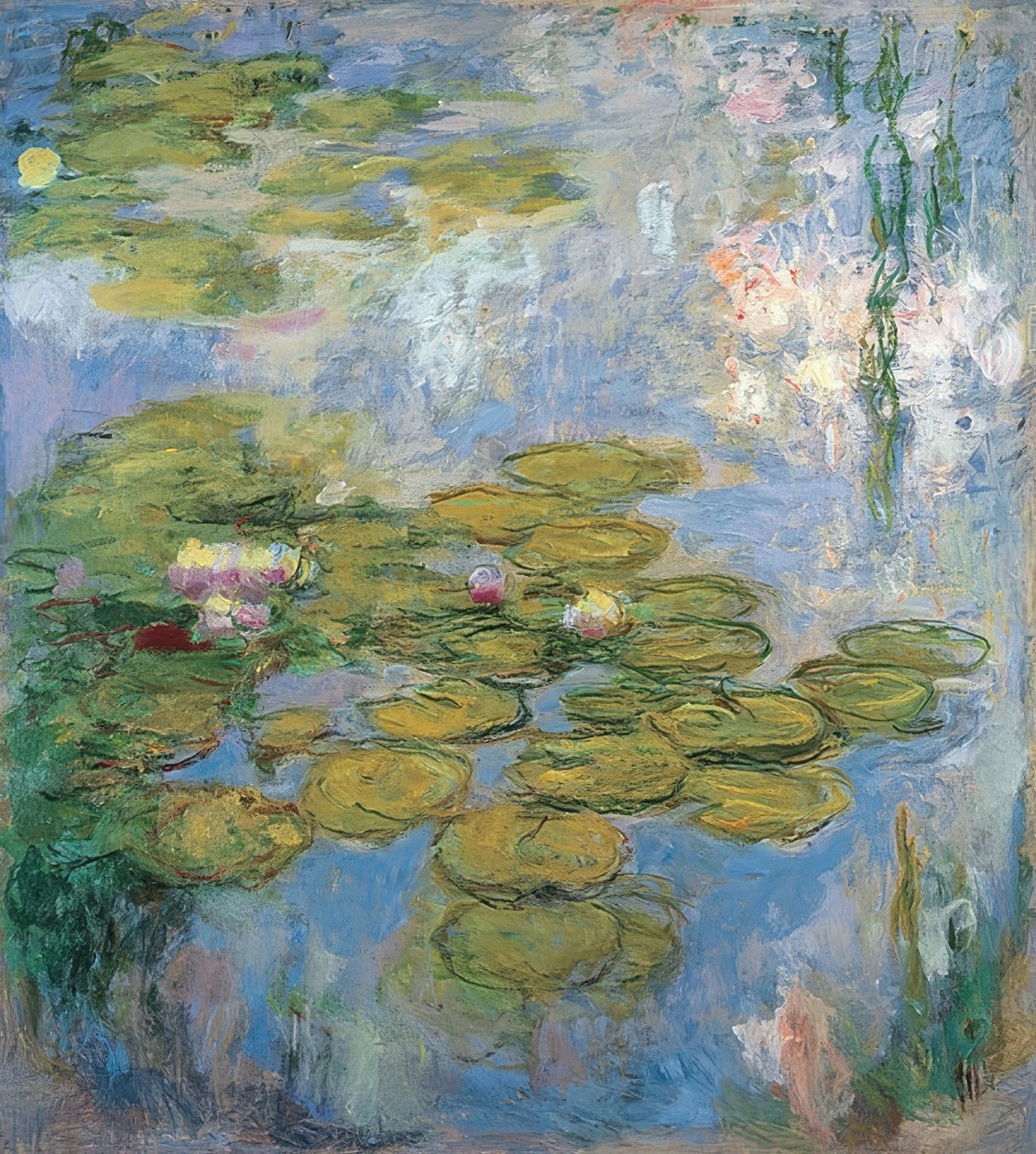 Lekníny (nymfy). 1916-19 od Claude Monet