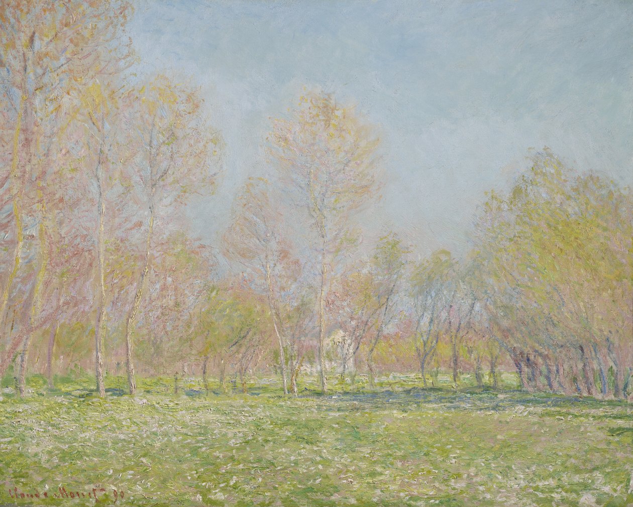 Jaro v Giverny, 1890 od Claude Monet