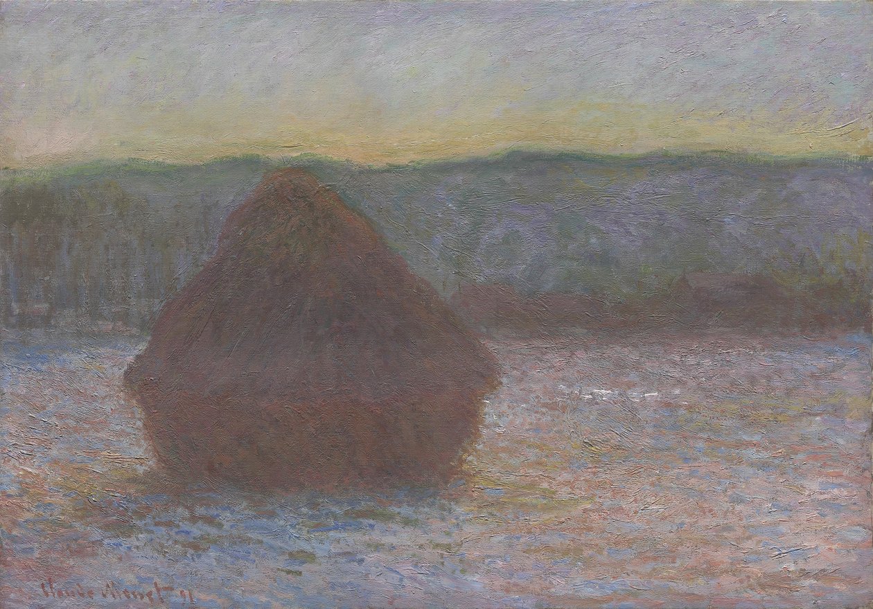 Zásobník pšenice od Claude Monet